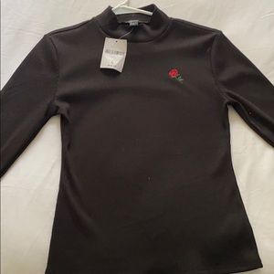 Black long sleeve shirt